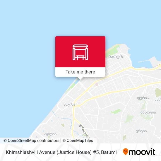 Khimshiashvili Avenue (Justice House) #5 map