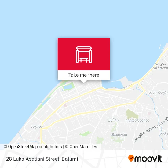 28 Luka Asatiani Street map