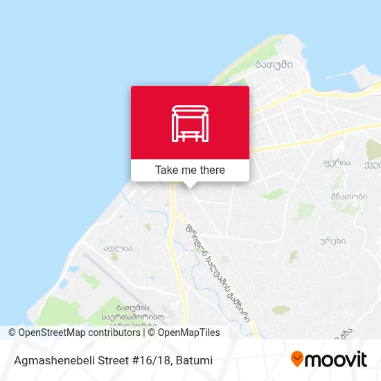 Agmashenebeli Street #16/18 map