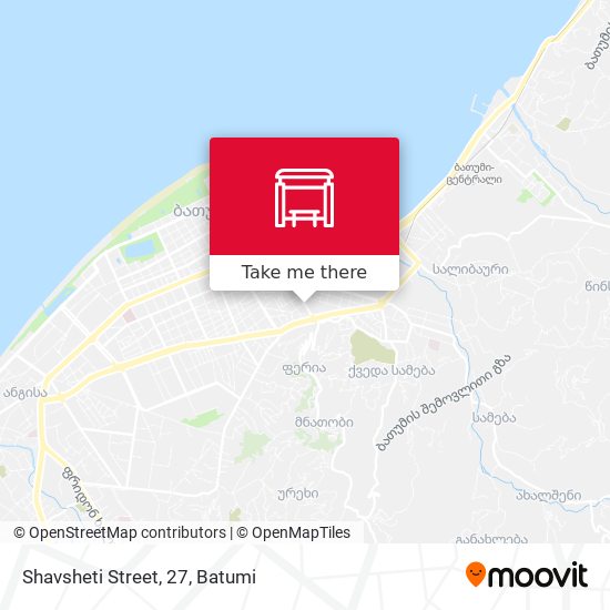 Shavsheti Street, 27 map