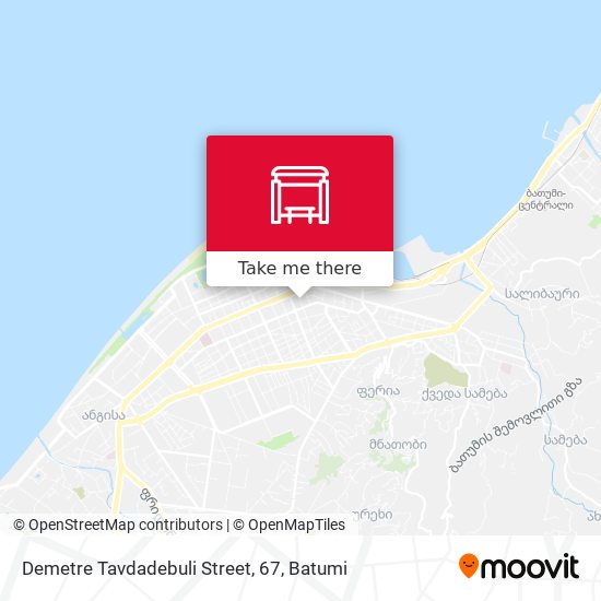 Demetre Tavdadebuli Street, 67 map