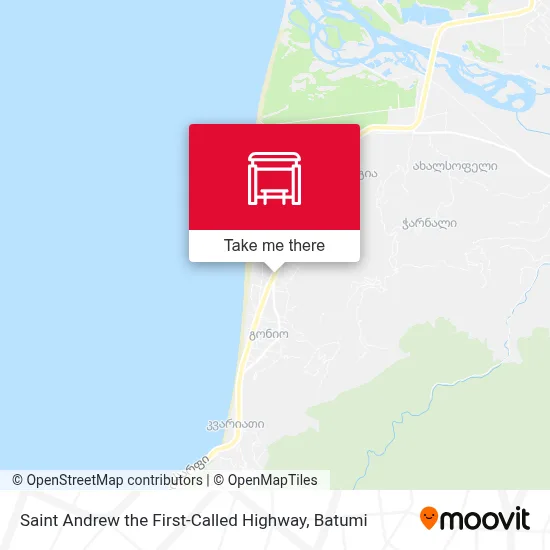Saint Andrew the First-Called Highway map