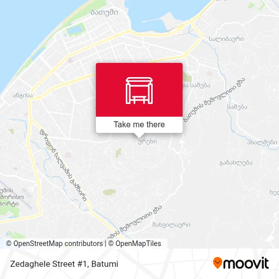 Zedaghele Street #1 map