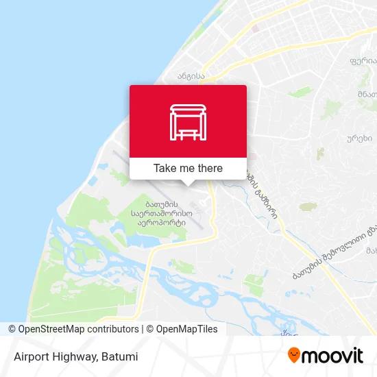 Airport Highway map