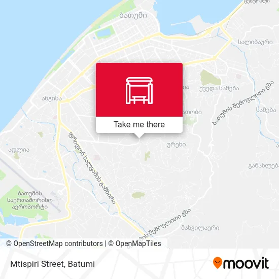 მთისპირის ქუჩა map