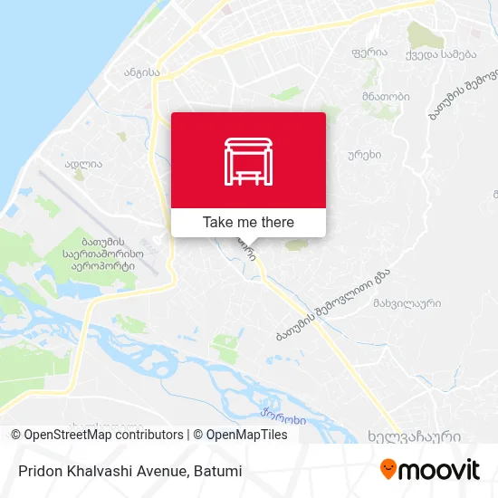 Pridon Khalvashi Avenue map