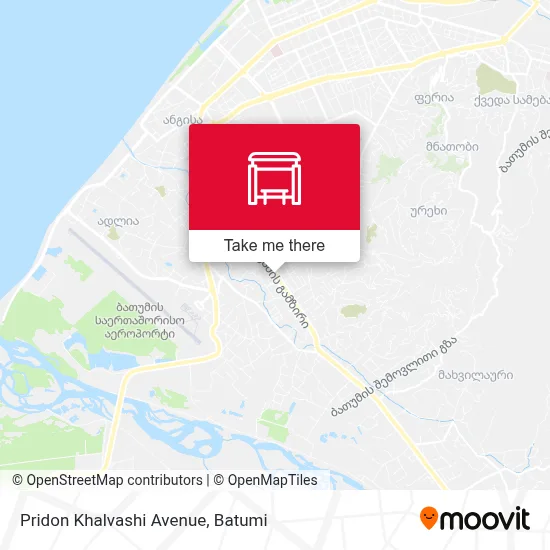 Pridon Khalvashi Avenue map
