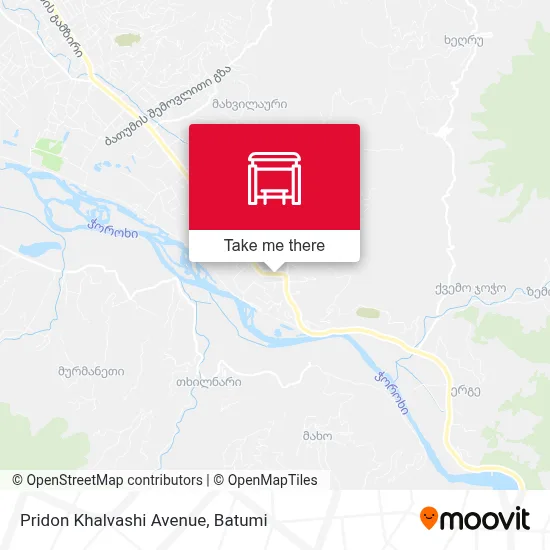 Pridon Khalvashi Avenue map