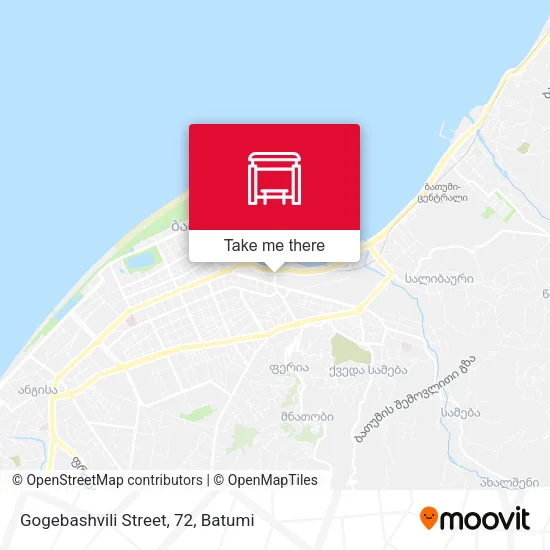 Gogebashvili Street, 72 map
