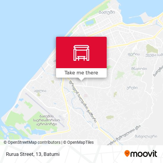 Rurua Street, 13 map