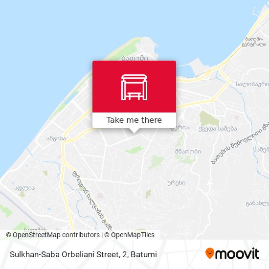 Sulkhan-Saba Orbeliani Street, 2 map
