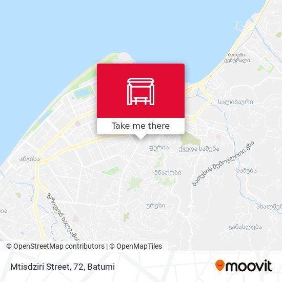 Mtisdziri Street, 72 map