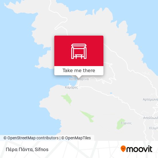 Πέρα Πάντα map