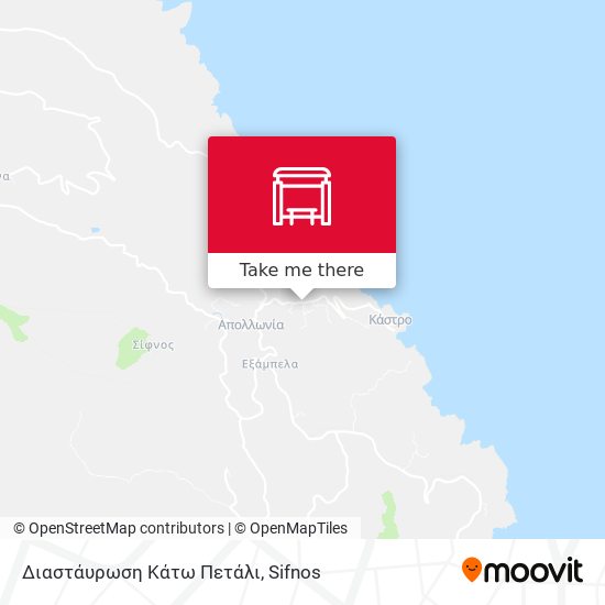 Διαστάυρωση Κάτω Πετάλι map