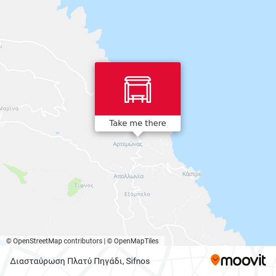 Διασταύρωση Πλατύ Πηγάδι map
