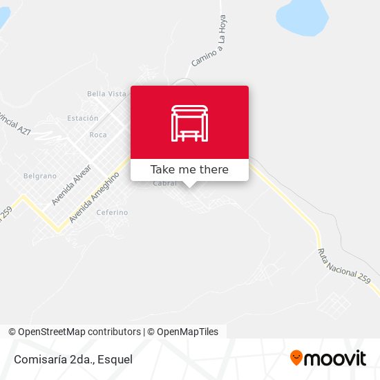 Comisaría 2da. map
