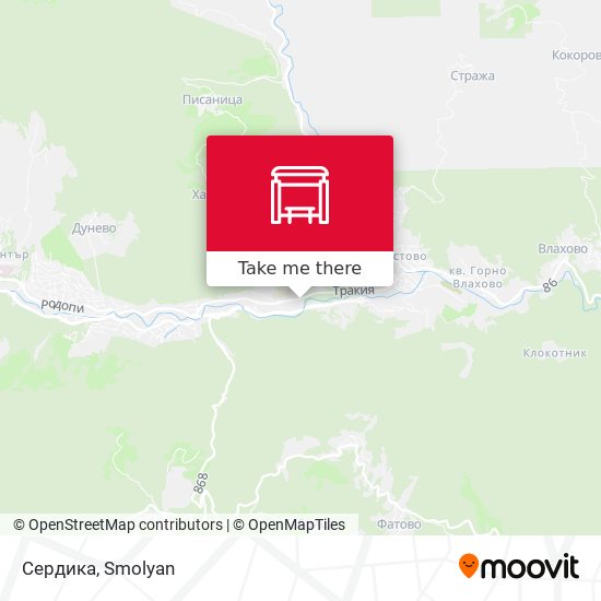 Сердика map