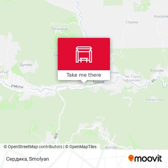 Сердика map