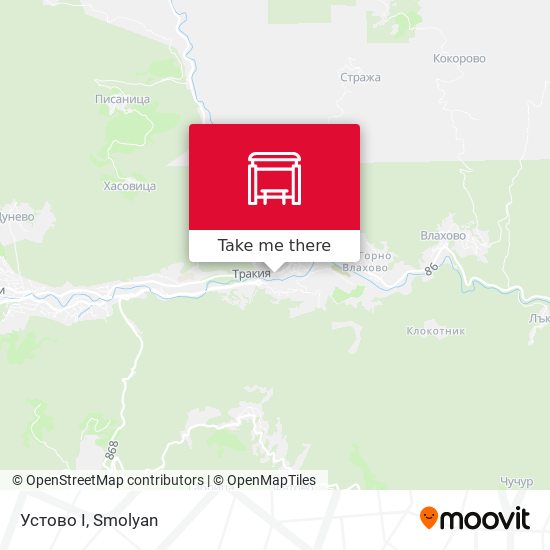 Устово I map