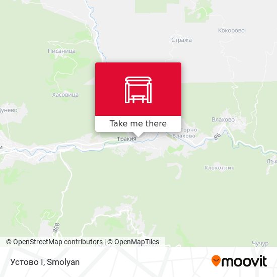 Устово I map