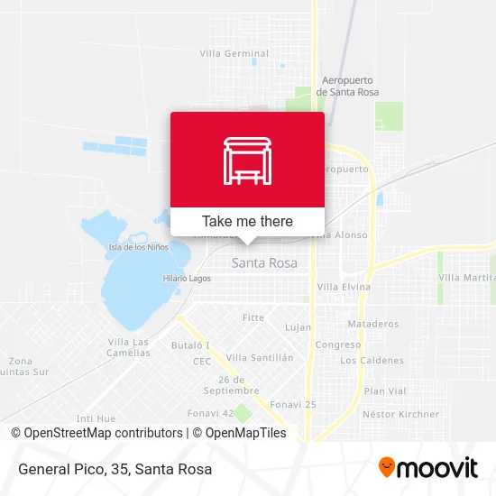 General Pico, 35 map