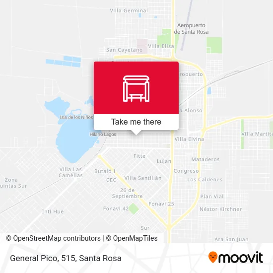 General Pico, 515 map