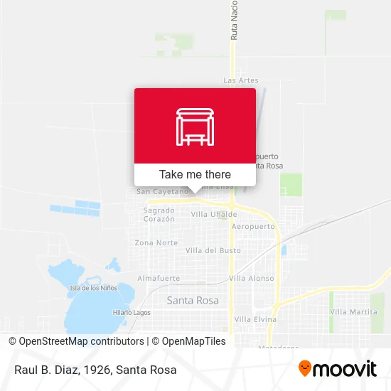 Raul B. Diaz, 1926 map