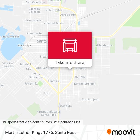 Mapa de Martín Luther King,, 1776