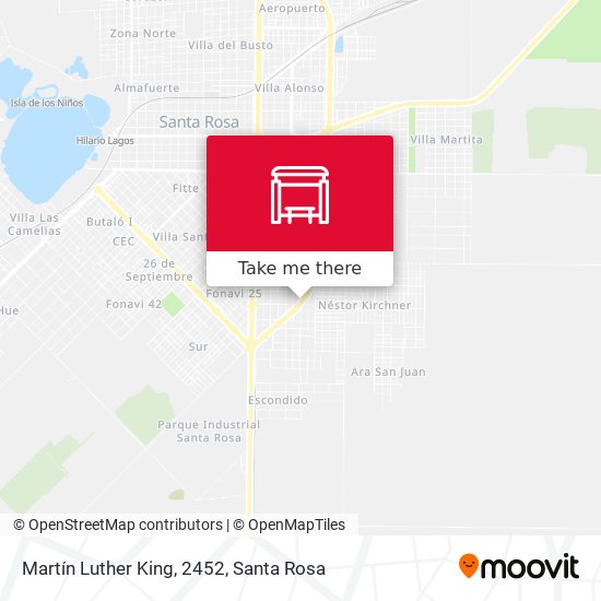 Martín Luther King, 2452 map