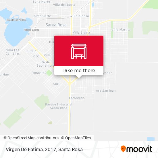 Mapa de Virgen De Fatima, 2017