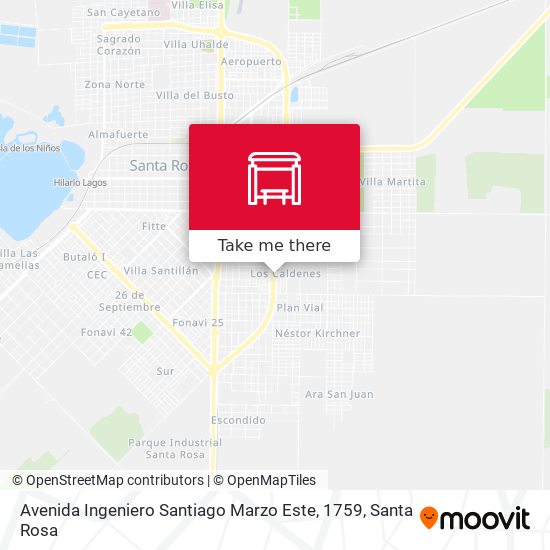 Mapa de Avenida Ingeniero Santiago Marzo Este, 1759