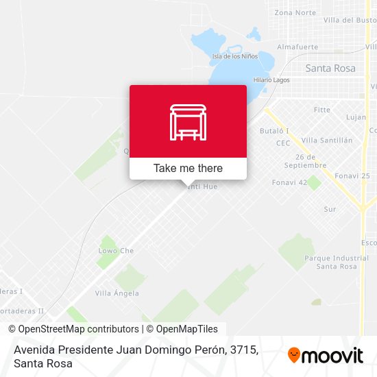 Avenida Presidente Juan Domingo Perón, 3715 map