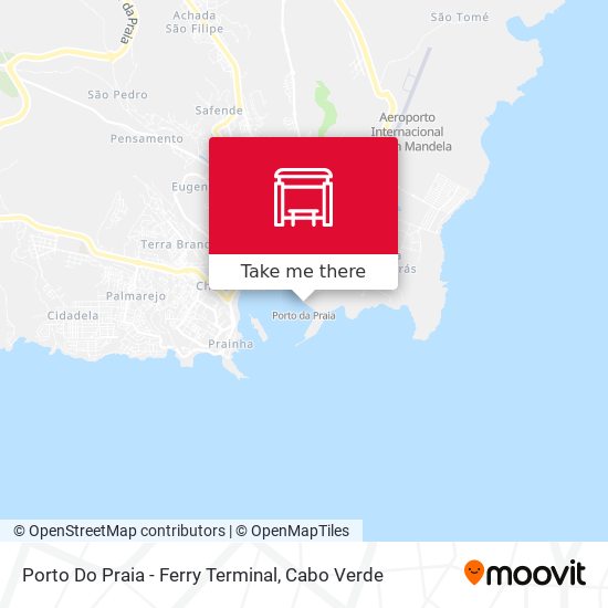Porto Do Praia - Ferry Terminal mapa