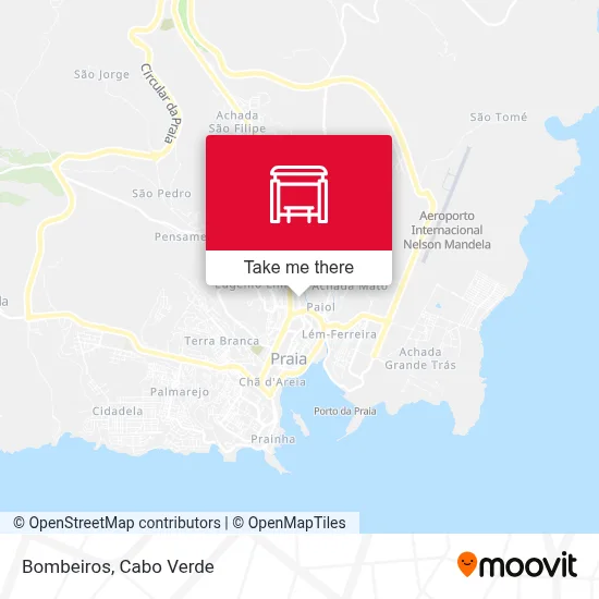 Bombeiros map