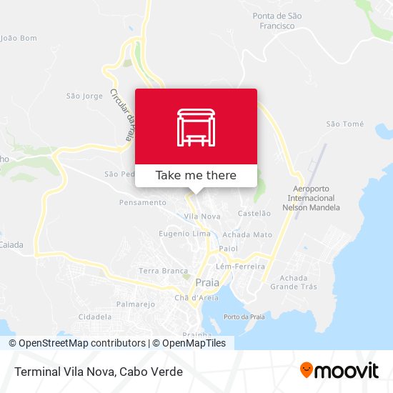Terminal Vila Nova map