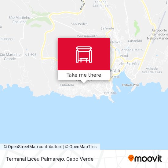 Terminal Liceu Palmarejo map