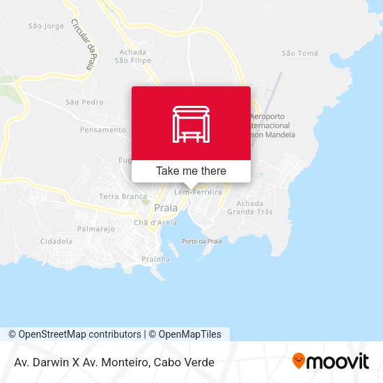 Av. Darwin X Av. Monteiro map