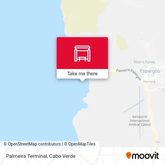 Palmeira Terminal map