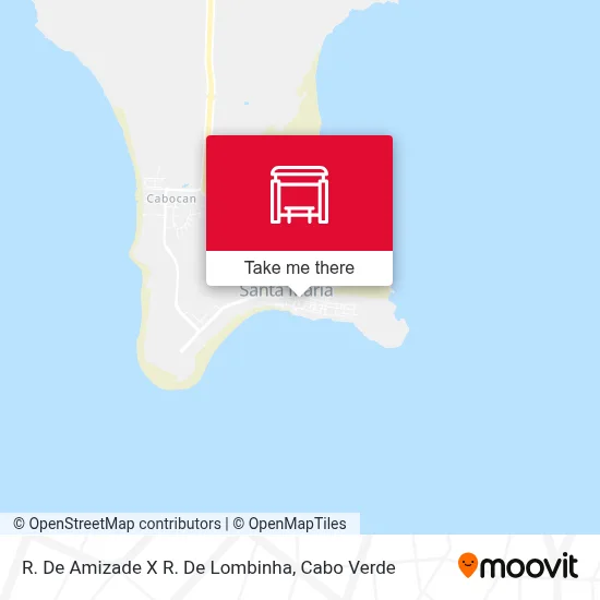 R. De Amizade X R. De Lombinha map