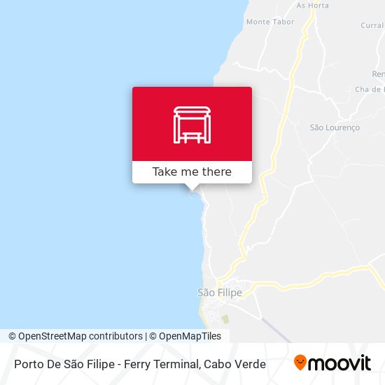 Porto De São Filipe - Ferry Terminal mapa
