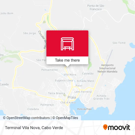 Terminal Vila Nova map