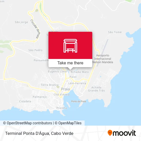 Terminal Ponta D'Água map