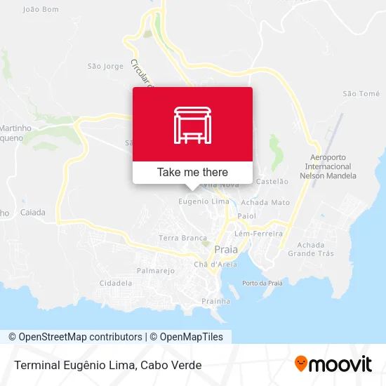 Terminal Eugênio Lima map