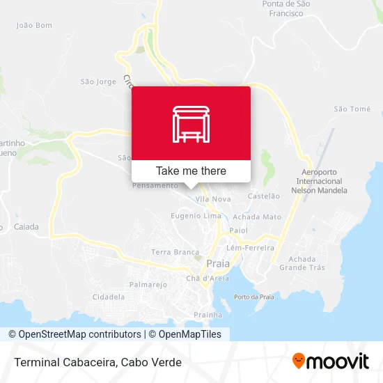 Terminal Cabaceira map