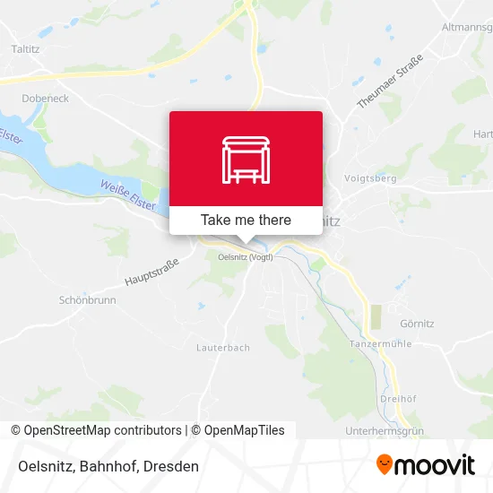 Oelsnitz, Bahnhof map