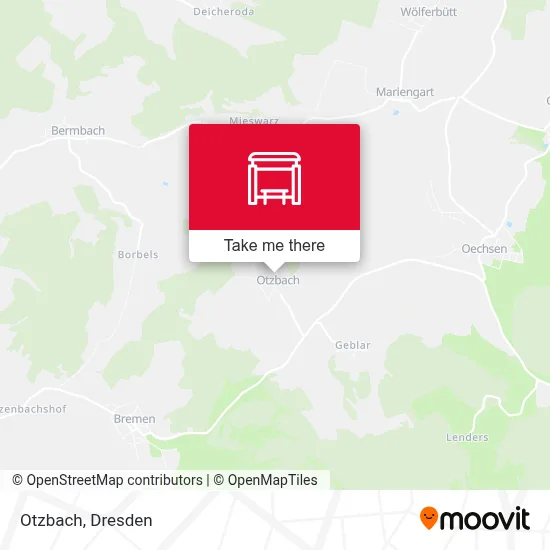 Otzbach map
