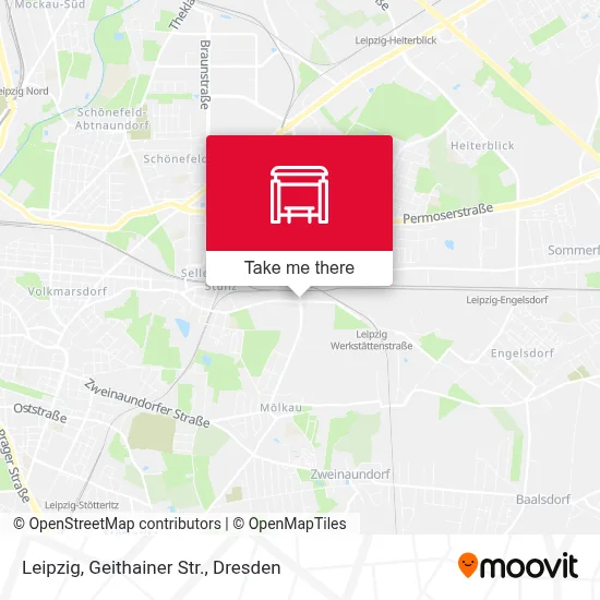 Leipzig, Geithainer Str. map