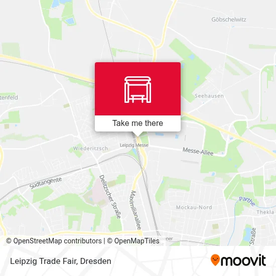 Leipzig Messe map