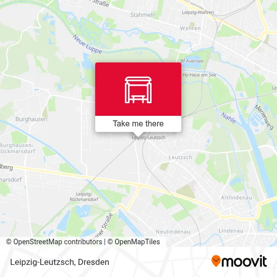 Leipzig-Leutzsch map