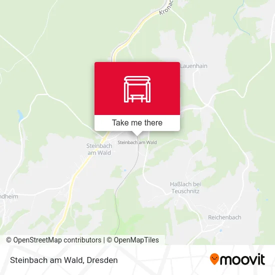 Карта Steinbach am Wald